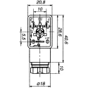 Hirschmann Light Brown Flat Gasket Accessory for GMN Series Cable Socket 2+E Nitrile 733273002 GMN 209-3 NBR light brown