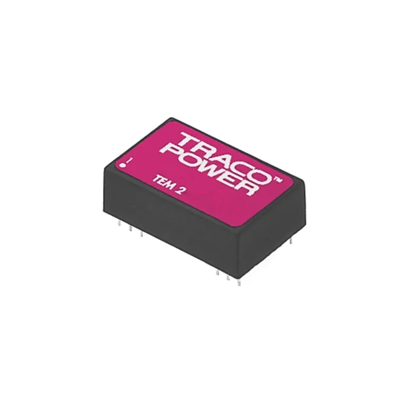 TRACOPOWER Regulated 2W Dual Output DC/DC Converter 12V dc Output 80 mA 13.2V dc Input Through Hole TEM 2-1221