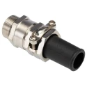 Lapp SKINDICHT Series Cable Gland, M25 Thread Size, 17-19mm Cable Diameter, Brass, IP55, 52103030+59000620