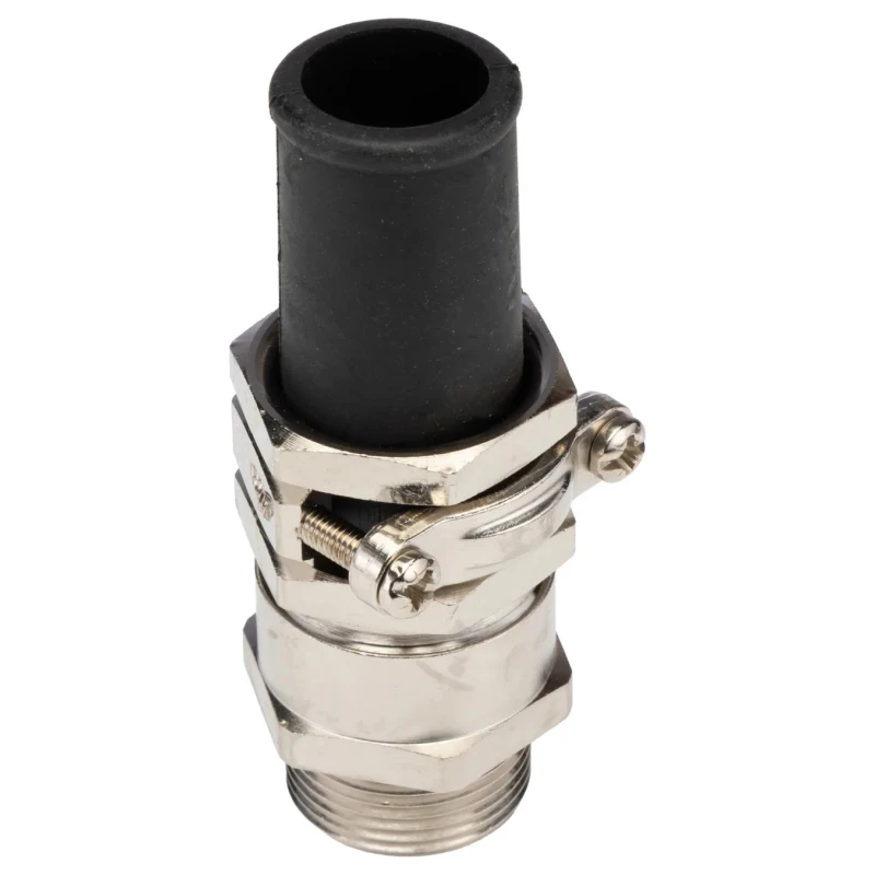 Lapp SKINDICHT Series Cable Gland, M25 Thread Size, 17-19mm Cable Diameter, Brass, IP55, 52103030+59000620
