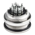 Amphenol Industrial C 091 D 8 Pole Straight M16 DIN Socket Panel Mount 5A 100V ac/dc IP67 C091-31N008-1002