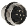 Amphenol Industrial C 091 D 6 Pole Straight M16 DIN Plug, Panel Mount, 5A, 300V AC/DC, IP67, Screw C091-31W006-1002