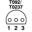 DiodesZetex P-Channel MOSFET 200 mA 240 V Enhancement Mode 3-Pin E-Line ZVP4424A