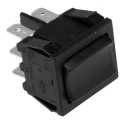 Arcolectric (Bulgin) Ltd DPDT On-Off-On Rocker Switch Panel Aluminium Housing 6A 250V AC H8670VBAAA