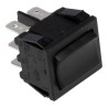 Arcolectric (Bulgin) Ltd DPDT On-Off-On Rocker Switch Panel Aluminium Housing 6A 250V AC H8670VBAAA