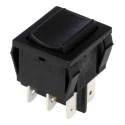 Arcolectric (Bulgin) Ltd DPDT On-Off-On Rocker Switch Panel Aluminium Housing 6A 250V AC H8670VBAAA