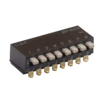 C & K Raised Slide Rotary Coded DIP Switch BPA03SBR