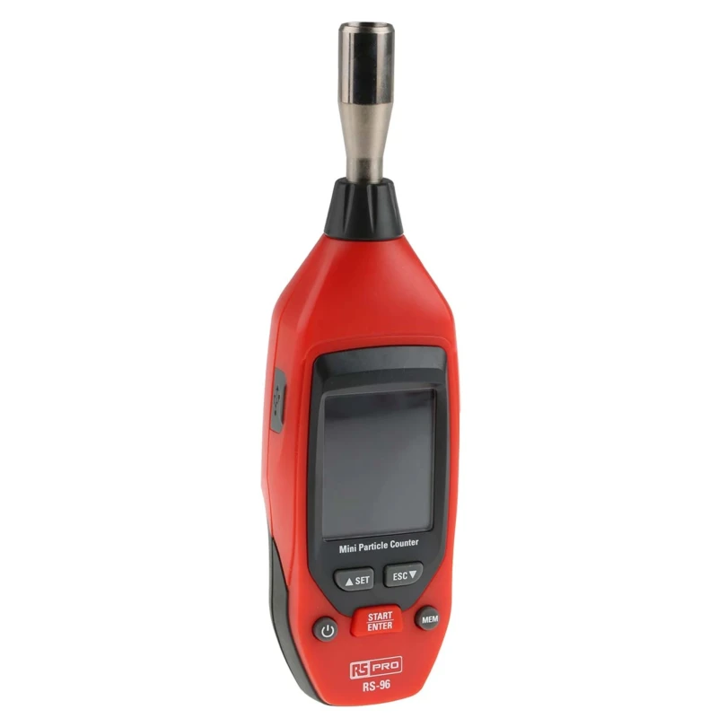 RS PRO Data Logging Air Quality Meter Battery-Powered 0 to 50°C, 100% RH Max RS-96