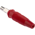 Staubli Hirschmann Test & Measurement Red Male Banana Plug 4 mm Connector Screw Termination 60V DC 16A Nickel 930058101