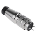 Amphenol Industrial DIN Plug 3 Pole Straight M16 Cable Male 5A 300V AC/DC IP67 Screw-On C09131H0031002