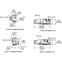 Amphenol Industrial 12 Pole Straight M16 DIN Socket, Screw-On, Shielded, 3A, 150V ac/dc, IP67 C091-31D012-2002