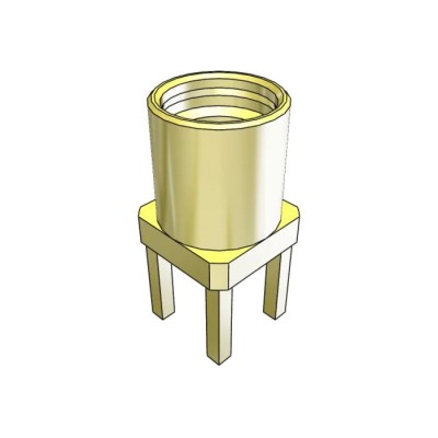 Samtec MMCX Series Coaxial Connector Through Hole Female MCX, 50 Ω, Straight Body Solder MMCX-J-P-H-ST-TH1