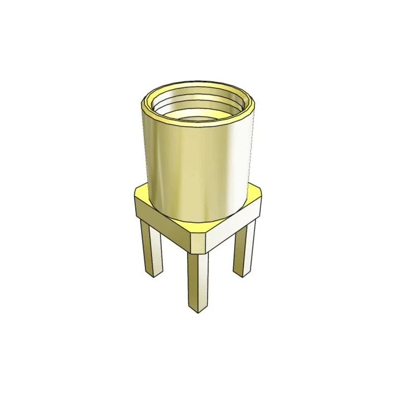Samtec MMCX Series Coaxial Connector Through Hole Female MCX, 50 Ω, Straight Body Solder MMCX-J-P-H-ST-TH1