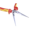 Knipex Long Nose Plier Round 200mm Overall, VDE 1000V Insulated Handle, Chrome Plated Vanadium Electric Steel 26 16 200