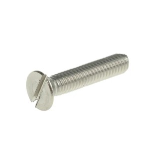 RS PRO Slot Countersunk Stainless Steel Machine Screw M4 20 mm A2 Grade 158-3411
