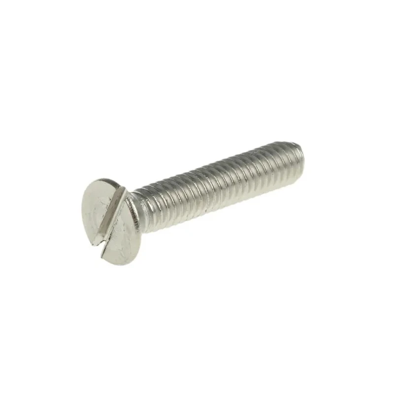 RS PRO Slot Countersunk Stainless Steel Machine Screw M4 20 mm A2 Grade 158-3411