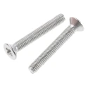 RS PRO Pozidriv Countersunk Stainless Steel Machine Screw 20 mm M3 158-3590