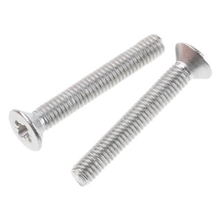 RS PRO Pozidriv Countersunk Stainless Steel Machine Screw 20 mm M3 158-3590