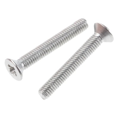 RS PRO Pozidriv Countersunk Stainless Steel Machine Screw 20 mm M3 158-3590
