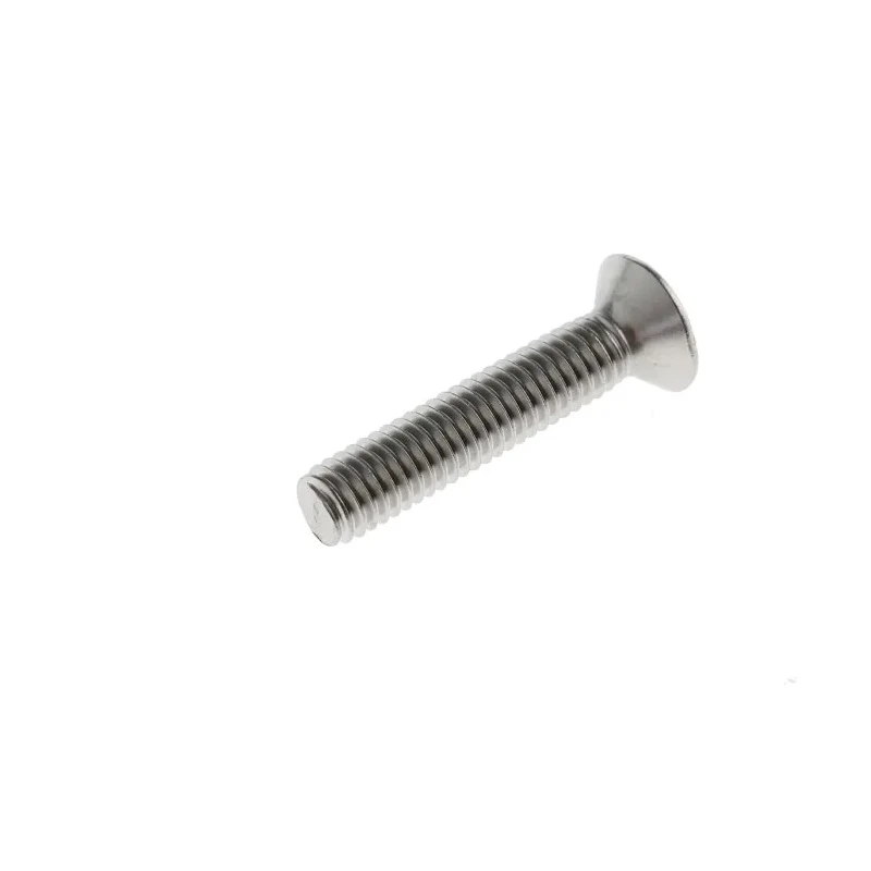 RS PRO Pozidriv Countersunk Stainless Steel Machine Screw 30 mm M6 158-3764