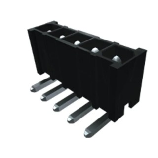 Samtec IPBT Series Right Angle Through Hole PCB Header, 2 Contacts, 4.19 mm Pitch, 1 Row, Shrouded IPBT-102-H1-T-S-RA-K