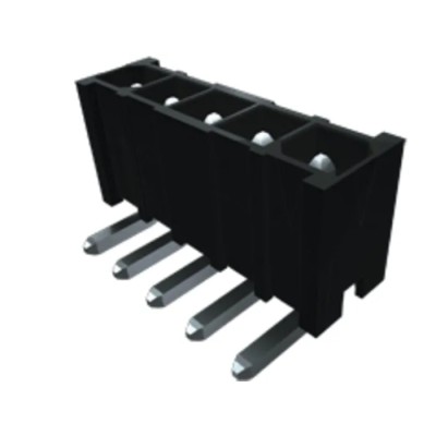 Samtec IPBT Series Right Angle Through Hole PCB Header, 2 Contacts, 4.19 mm Pitch, 1 Row, Shrouded IPBT-102-H1-T-S-RA-K