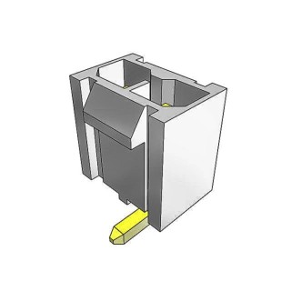Samtec Male Crimp Connector Housing 4.19 mm Pitch 8 Way 2 Row Straight IPBD-04-D