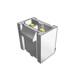 Samtec ISDF Male Crimp Connector Housing 1.27 mm Pitch 40 Way 2 Row Straight ISDF-20-D-M