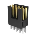 Samtec FTSH Series Straight Surface Pin Header, 10 Contact, 1.27 mm Pitch, 2 Row, Unshrouded FTSH-105-01-F-D-K