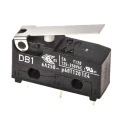 ZF Short Lever Micro Switch Solder Terminal 6A 250V AC SPDT IP50 DB1C-C1LB