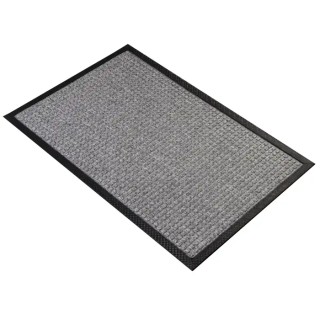 RS PRO Entrance Mat Waffle, Indoor Use, Grey 600mm Width x 900mm Length x 7mm Thickness 159-6179