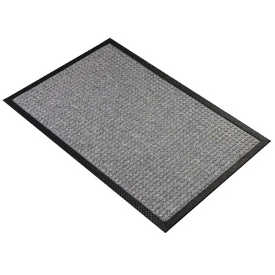 RS PRO Entrance Mat Waffle, Indoor Use, Grey 600mm Width x 900mm Length x 7mm Thickness 159-6179