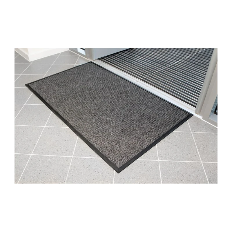 RS PRO Entrance Mat Waffle, Indoor Use, Grey 600mm Width x 900mm Length x 7mm Thickness 159-6179