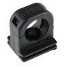 PMA Black Polyamide 66 Cable Clip with 16 mm Maximum Bundle Diameter and Screw Fixing BFH-12-0