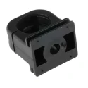 PMA Black Polyamide 66 Cable Clip with 16 mm Maximum Bundle Diameter and Screw Fixing BFH-12-0