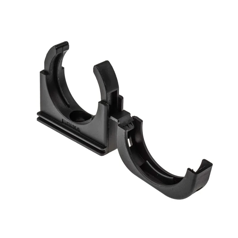 PMA Black Polyamide 66 Cable Mount Clip 36mm Nominal Size M40 Thread BFH-36-0
