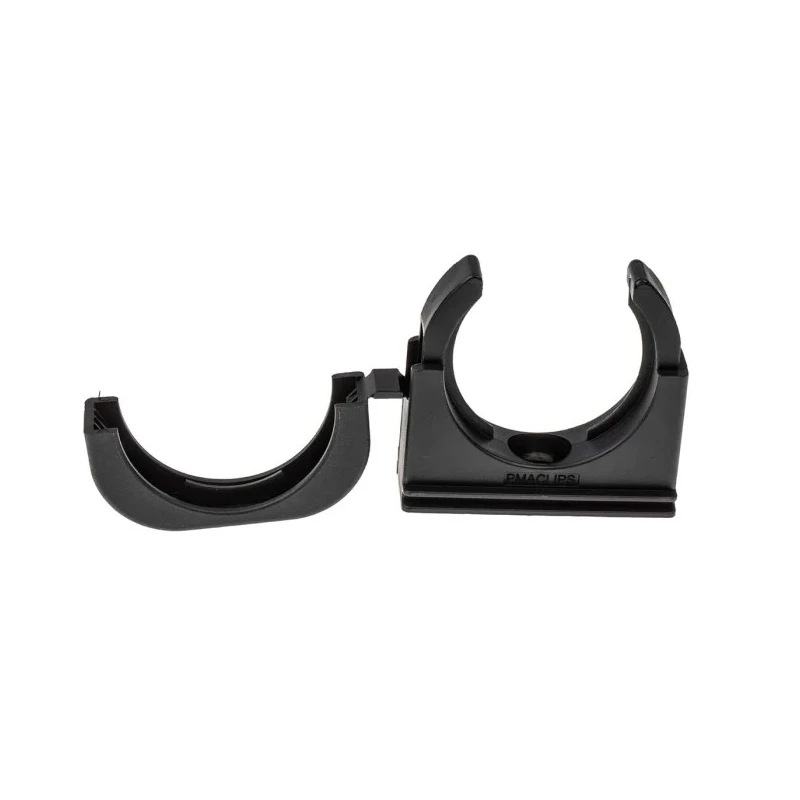 PMA Black Polyamide 66 Cable Mount Clip 36mm Nominal Size M40 Thread BFH-36-0