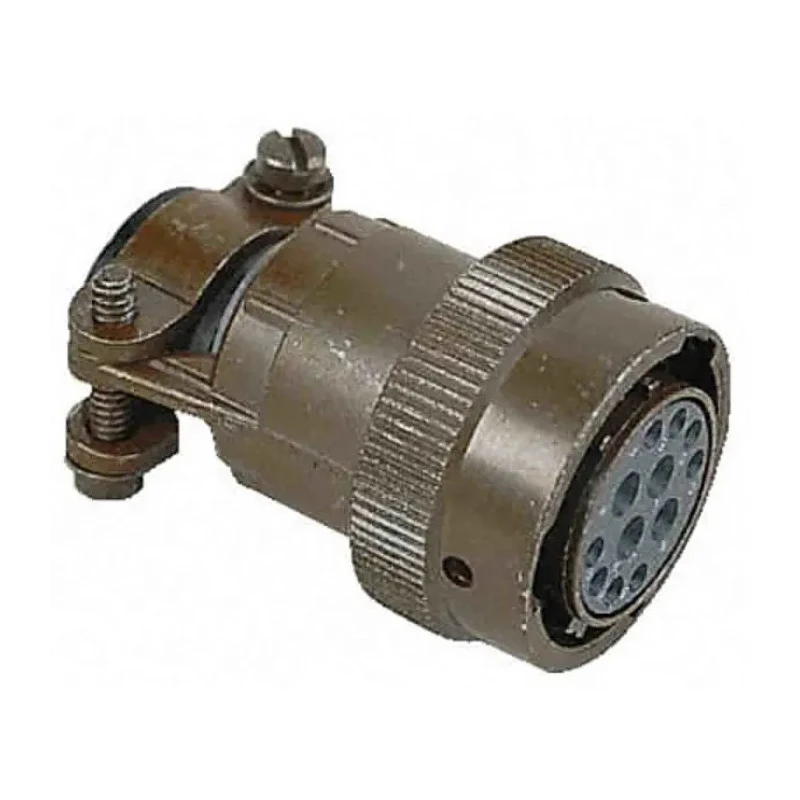 Souriau Sunbank by Eaton MIL Spec Circular Connector 10 Way Cable, Copper Alloy Straight, Male-Female, 500V 85106EC1210S50