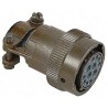 Souriau Sunbank by Eaton MIL Spec Circular Connector 10 Way Cable, Copper Alloy Straight, Male-Female, 500V 85106EC1210S50