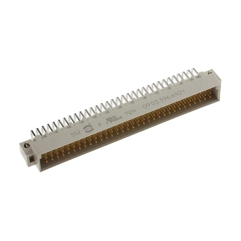 HARTING DIN 41612 96 Way 2.54 mm Pitch, Type Through Hole, Type C/2, Type Solder Class C2, 3 Row Male, Right 09033966921