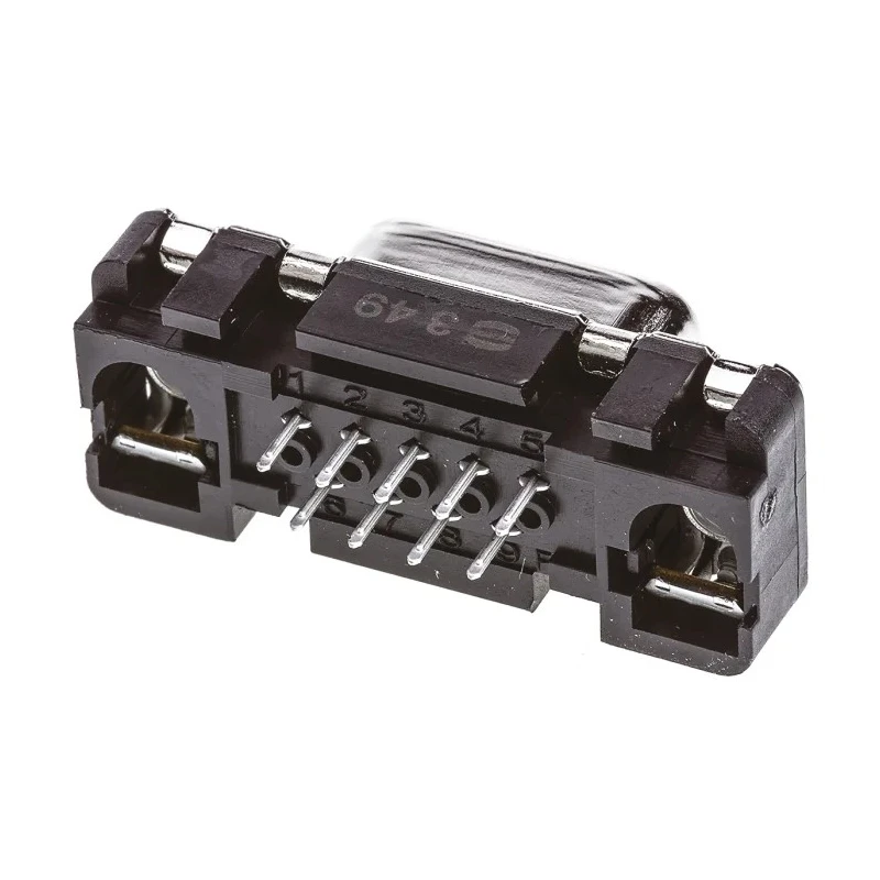 HARTING D-Sub 9 Way Straight 2.74 mm Pitch Through Hole D-Sub Connector with M3 Threaded Insert Female 09661117501