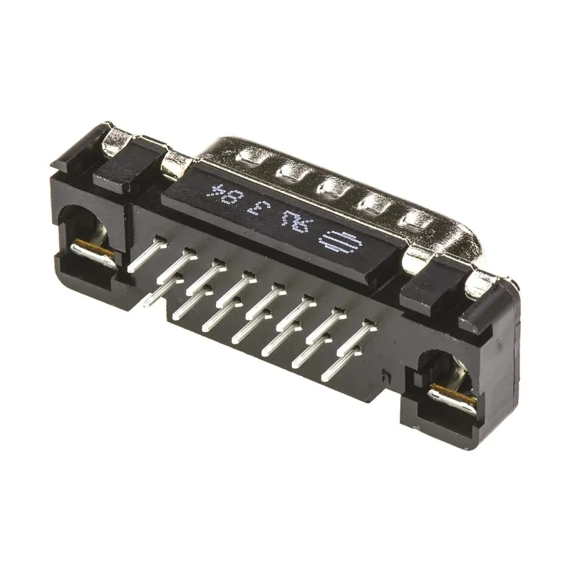 HARTING 15 Way Straight 2.74 mm Pitch Through Hole D-Sub Connector with M3 Threaded Insert Male 09652217701