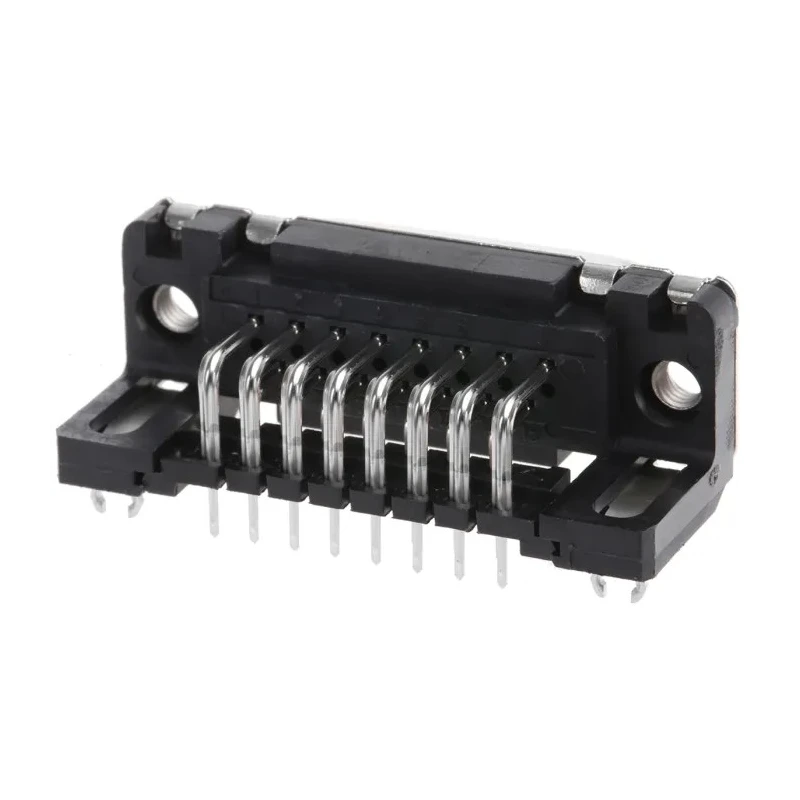 HARTING D-Sub 15 Way Right Angle 2.74 mm Pitch Through Hole D-Sub Connector with Board Lock Female 09662527611