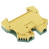 Weidmüller 2-Way WPE 10 Earth Terminal Block, 10mm² Cable CSA, 16AWG and 6 AWG Wire, Screw Terminal, Wemid 1010300000