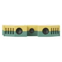 Weidmüller 2-Way WPE 10 Earth Terminal Block, 10mm² Cable CSA, 16AWG and 6 AWG Wire, Screw Terminal, Wemid 1010300000