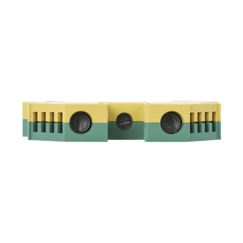 Weidmüller 2-Way WPE 10 Earth Terminal Block, 10mm² Cable CSA, 16AWG and 6 AWG Wire, Screw Terminal, Wemid 1010300000