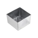 RS PRO 5500 Series Silver Lid Aluminium Alloy Shielded Enclosure, IP65, 101.5 mm H x 158.5 mm W x 158.5 mm L 161-0935