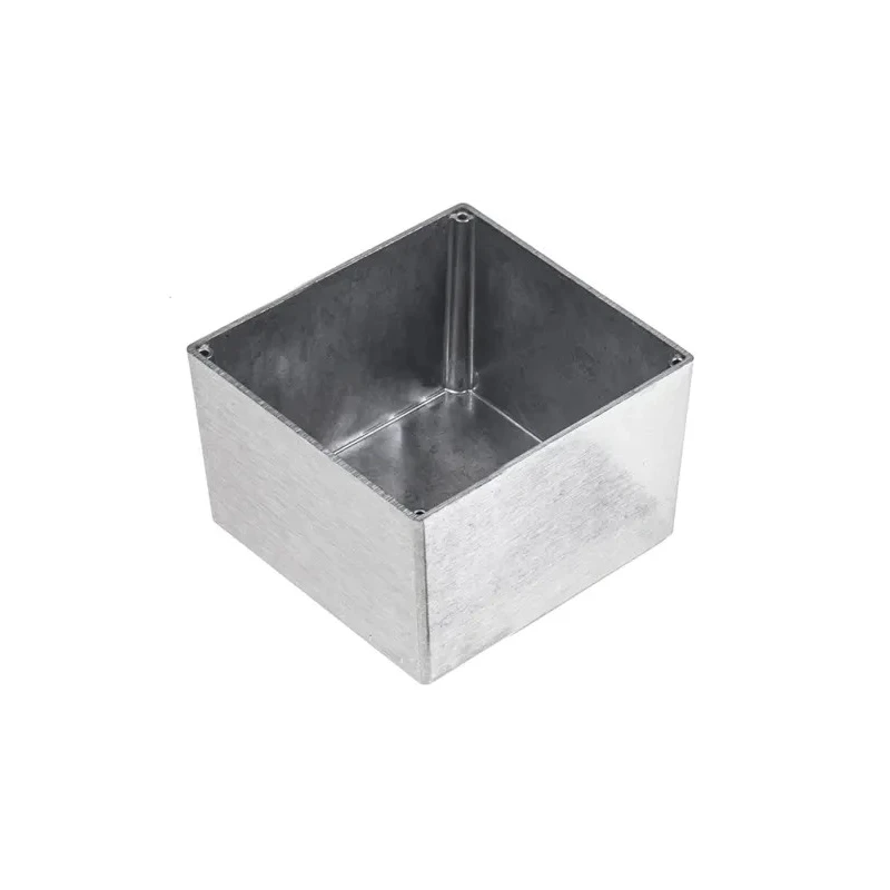RS PRO 5500 Series Silver Lid Aluminium Alloy Shielded Enclosure, IP65, 101.5 mm H x 158.5 mm W x 158.5 mm L 161-0935