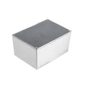 RS PRO Silver Die Cast Aluminium Enclosure, IP54 Rated, 121 mm Length, 95 mm Width, 61 mm Height IP54