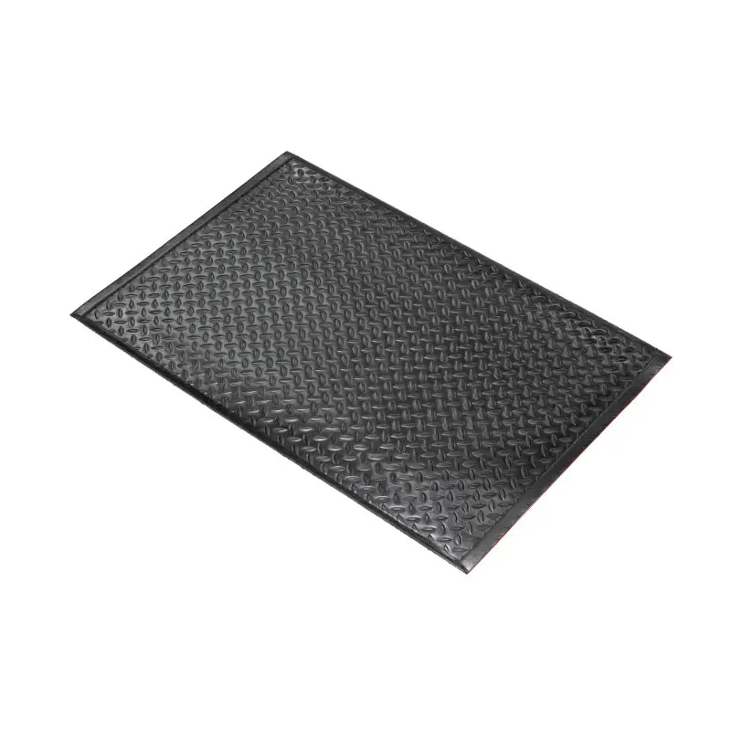 RS PRO Polyvinyl Chloride Foam Anti-Fatigue Mat 600mm x 900mm x 9.5mm Black 159-6172